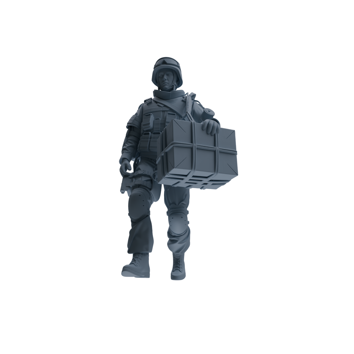 MRY-SFW SSTR326 Modern Counter-Terrorism SWAT Suppressor Logistics Four-Person Group — detail view 2