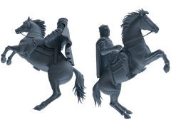 MRY-SFW SSTR087 Miniatures Soldier Model Kit Medieval Knight Five-Person Escort Group