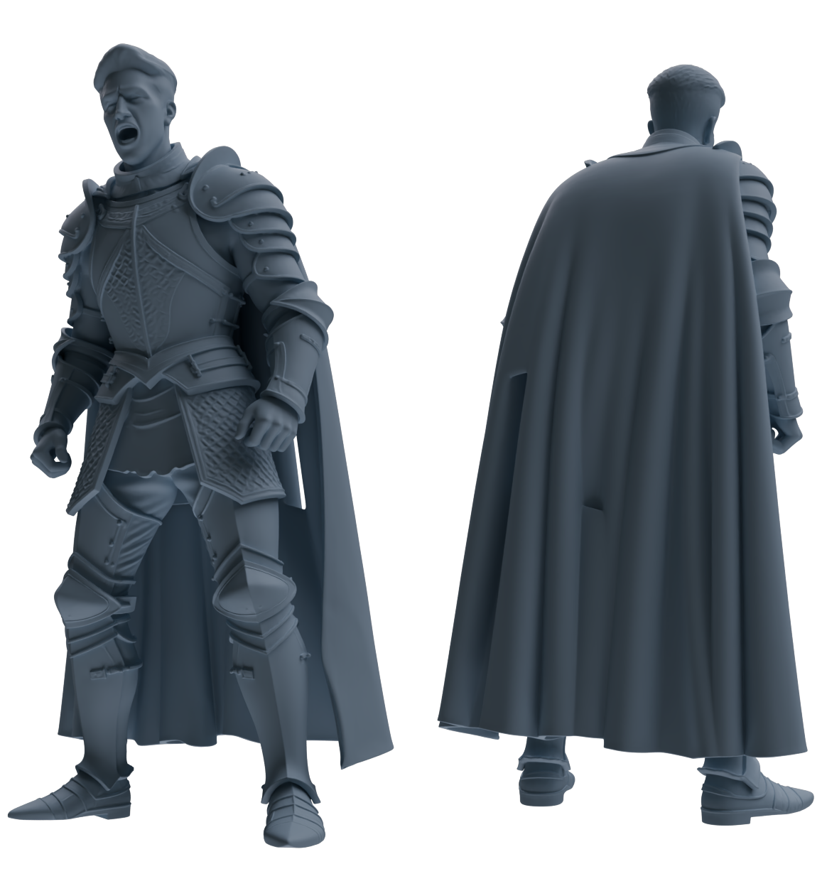 MRY-SFW SSTR097 Miniatures Soldier Model Kit Medieval Knight Six-Person Reprimand Group