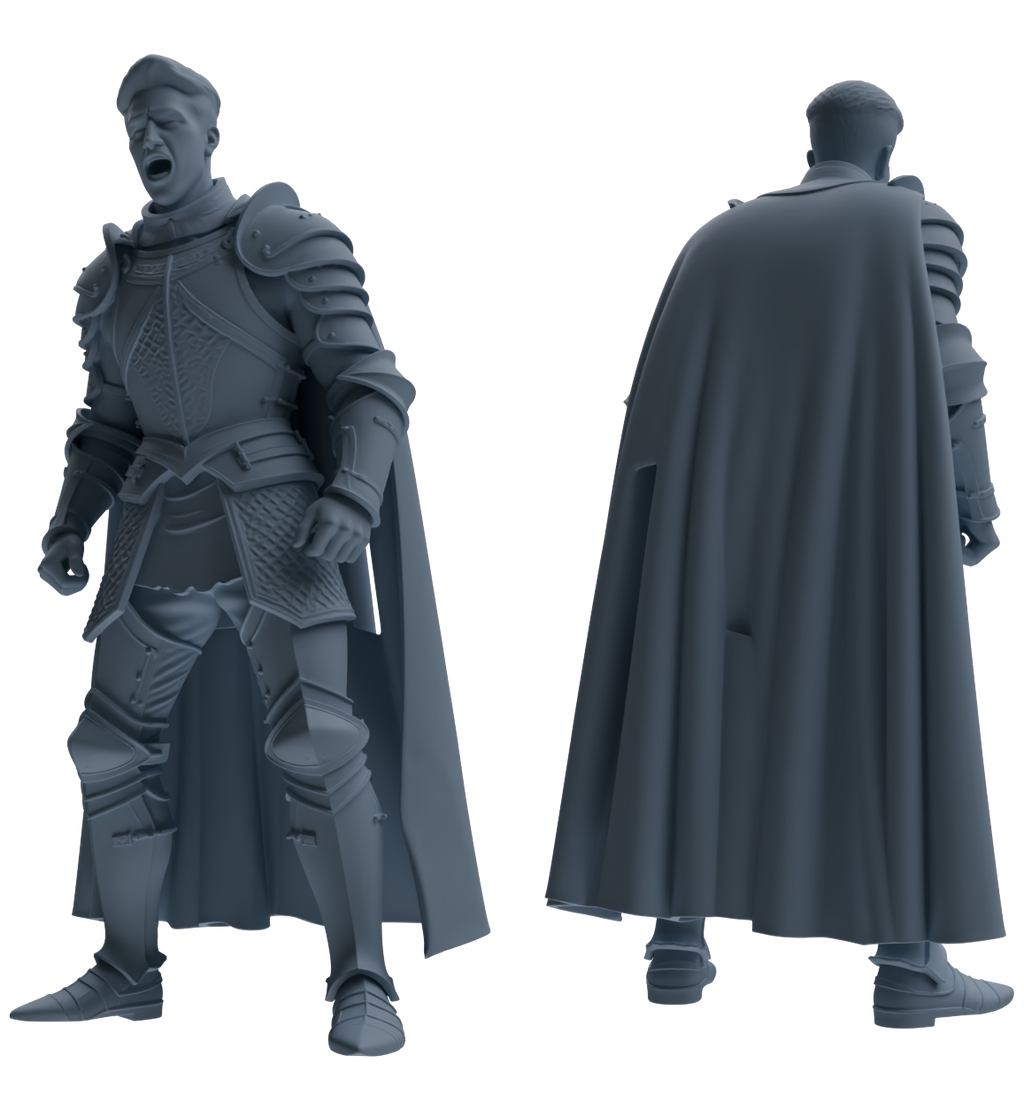 MRY-SFW SSTR097 Miniatures Soldier Model Kit Medieval Knight Six-Person Reprimand Group