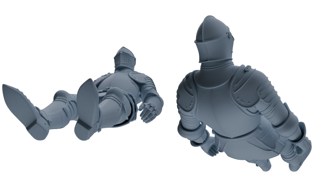 MRY-SFW SSTR095 Miniatures Soldier Model Kit Medieval Knight Six-Person Rest Group 2