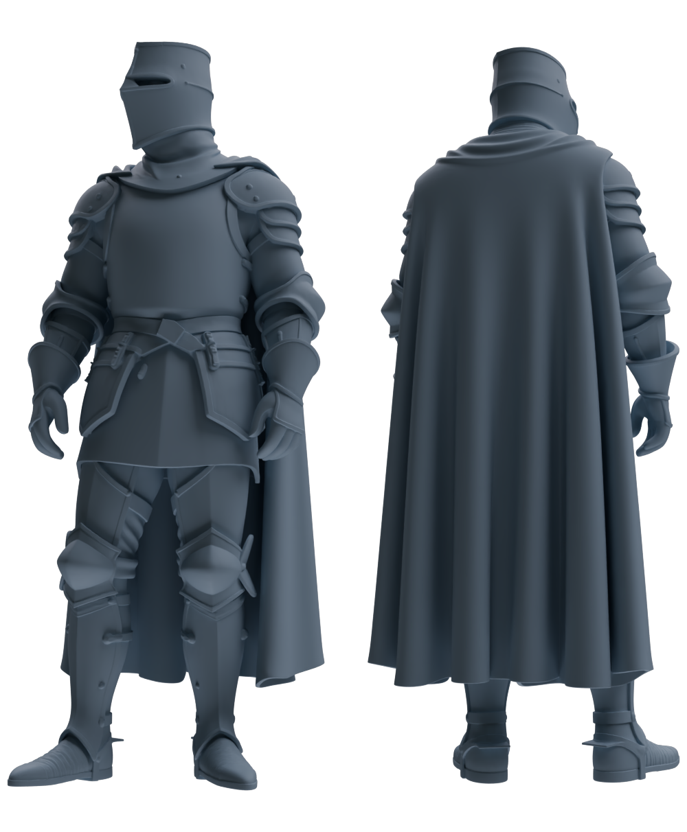 MRY-SFW SSTR096 Miniatures Soldier Model Kit Medieval Knight Six-Person Patrol Group
