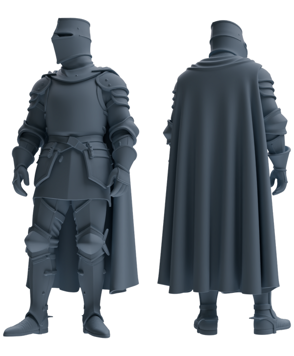 MRY-SFW SSTR096 Miniatures Soldier Model Kit Medieval Knight Six-Person Patrol Group