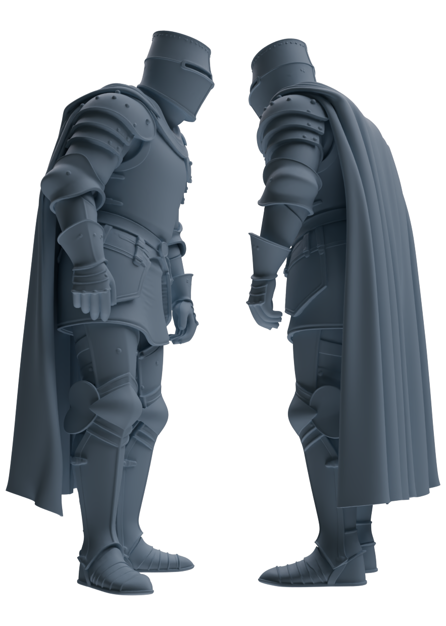 MRY-SFW SSTR088 Miniatures Soldier Model Kit Medieval Knight Five-Person Conversation Group