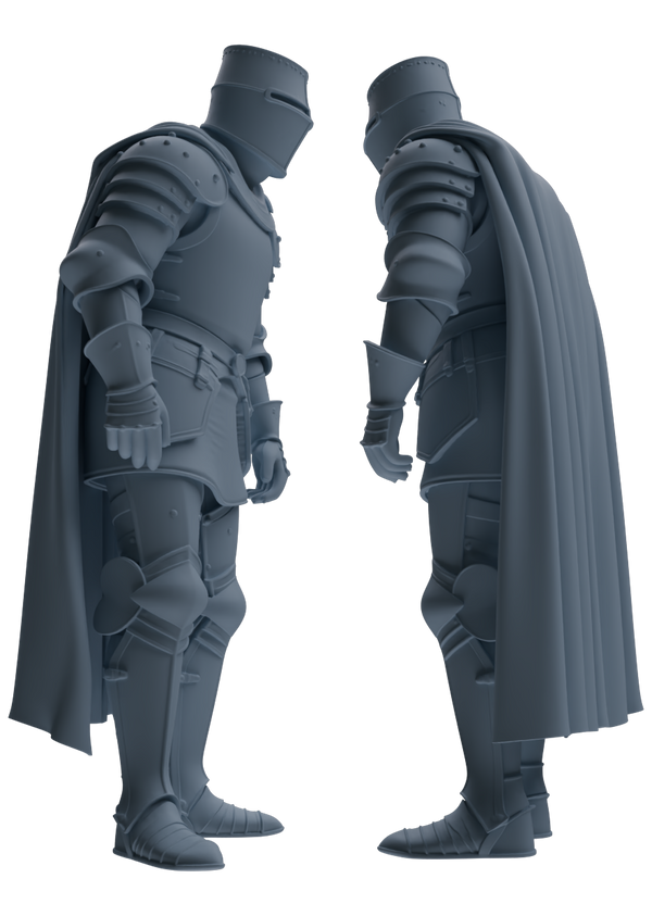 MRY-SFW SSTR088 Miniatures Soldier Model Kit Medieval Knight Five-Person Conversation Group