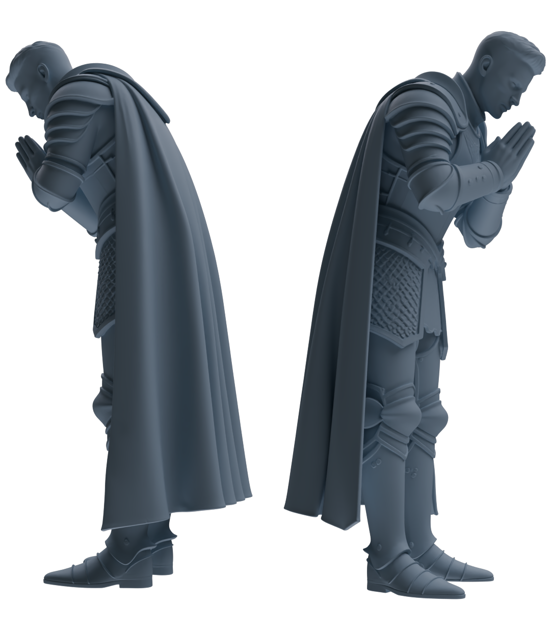 MRY-SFW SSTR085 Miniatures Soldier Model Kit Medieval Knight Five-Person Confession Group