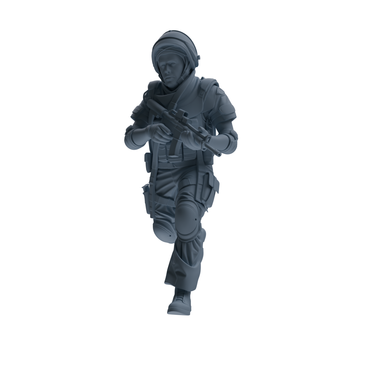 MRY-SFW SSTR322 Modern Counter-Terrorism SWAT Shield Bearer Combat Four-Person Group