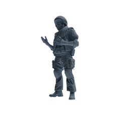 MRY-SFW SSTR315 Modern Counter-Terrorism SWAT Shield Bearer Conversation Four-Person Group