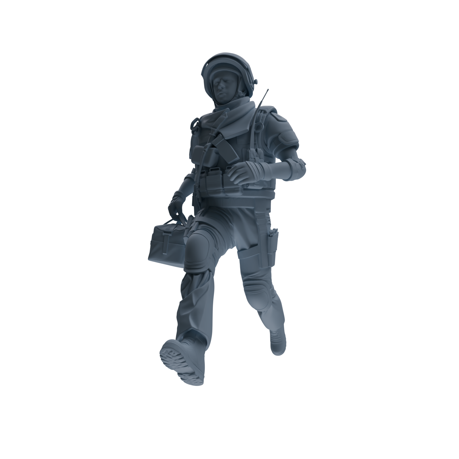 MRY-SFW SSTR317 Modern Counter-Terrorism SWAT Shield Bearer Rescue 2 Four-Person Group