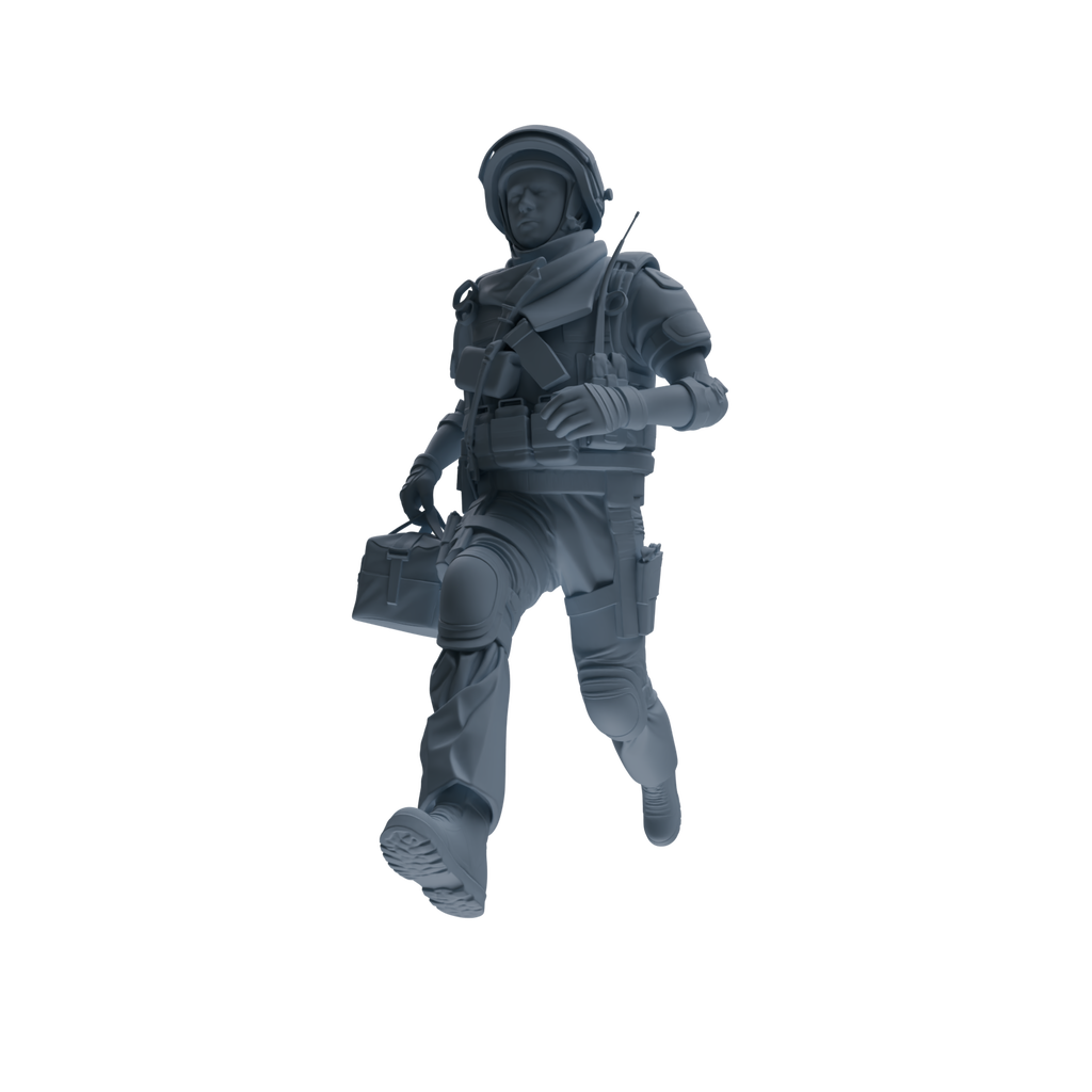 MRY-SFW SSTR317 Modern Counter-Terrorism SWAT Shield Bearer Rescue 2 Four-Person Group
