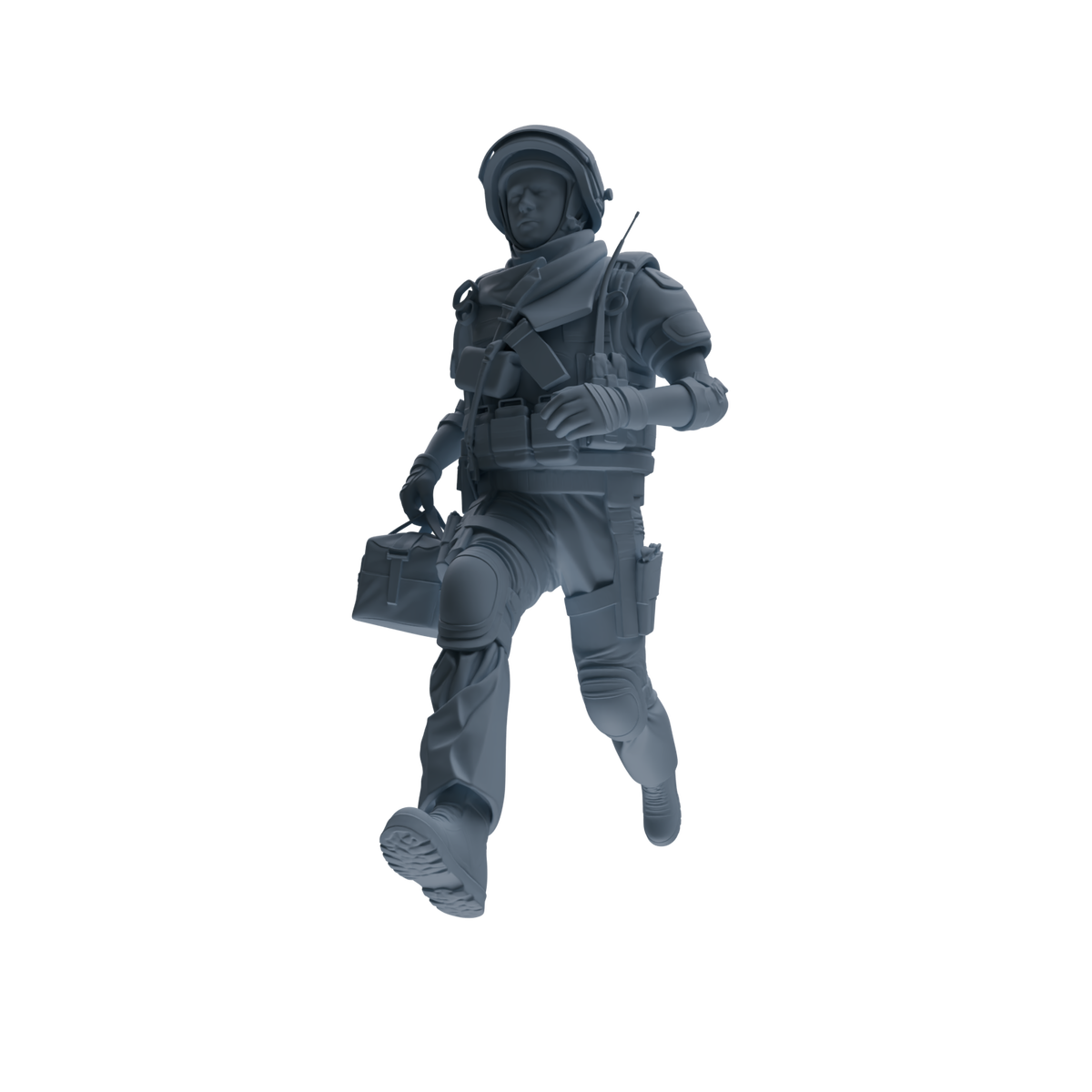 MRY-SFW SSTR317 Modern Counter-Terrorism SWAT Shield Bearer Rescue 2 Four-Person Group — detail view 2