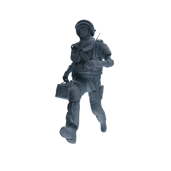 MRY-SFW SSTR317 Modern Counter-Terrorism SWAT Shield Bearer Rescue 2 Four-Person Group