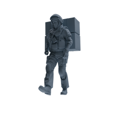 MRY-SFW SSTR314 Modern Counter-Terrorism SWAT Shield Bearer Logistics Four-Person Group