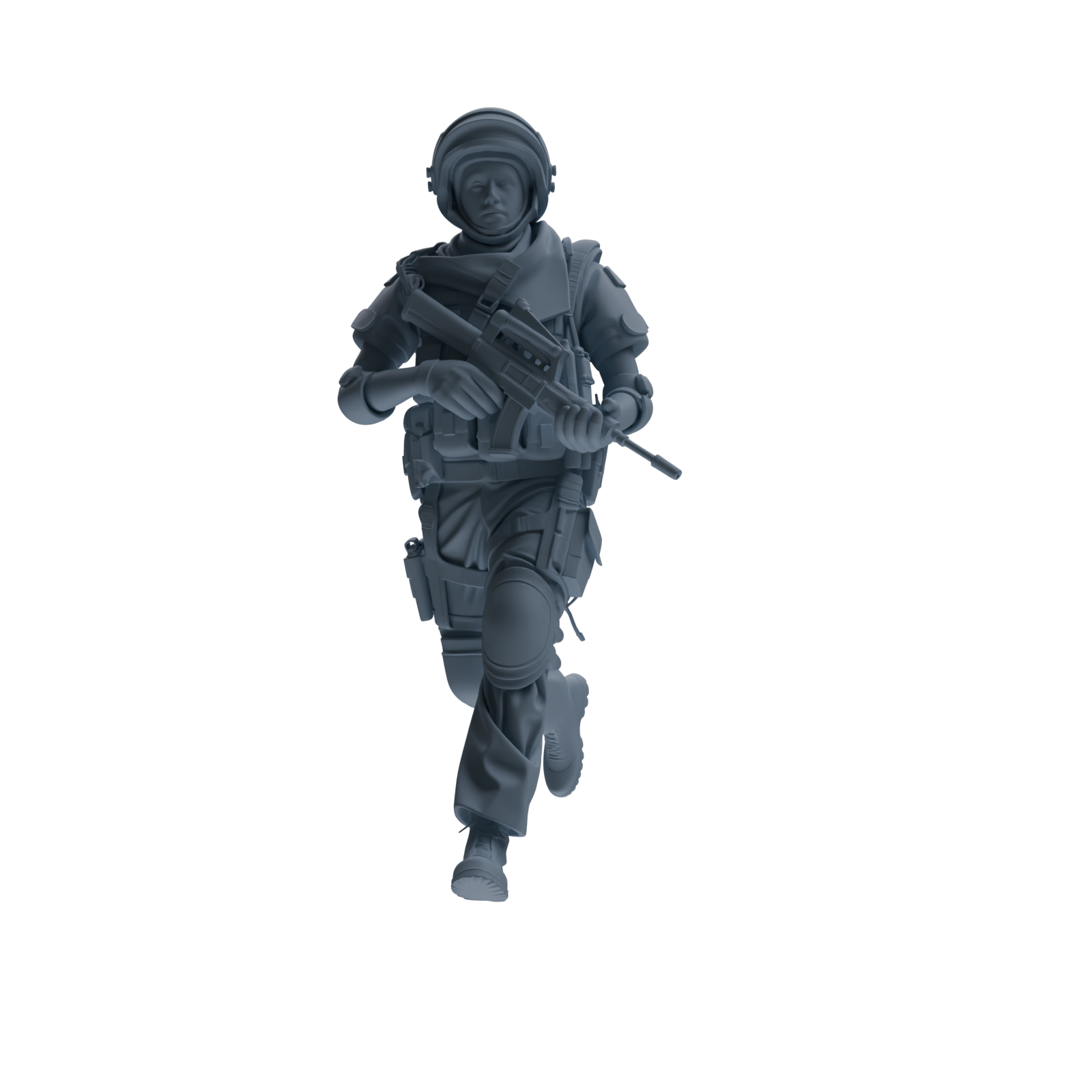 MRY-SFW SSTR325 Modern Counter-Terrorism SWAT Shield Bearer Combat 4 Three-Person Group
