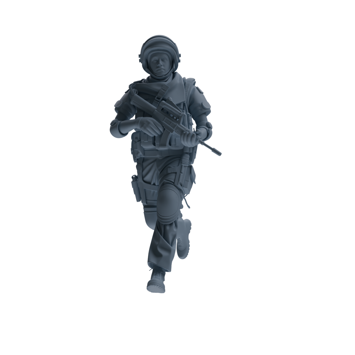 MRY-SFW SSTR325 Modern Counter-Terrorism SWAT Shield Bearer Combat 4 Three-Person Group — detail view 2
