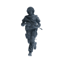 MRY-SFW SSTR325 Modern Counter-Terrorism SWAT Shield Bearer Combat 4 Three-Person Group