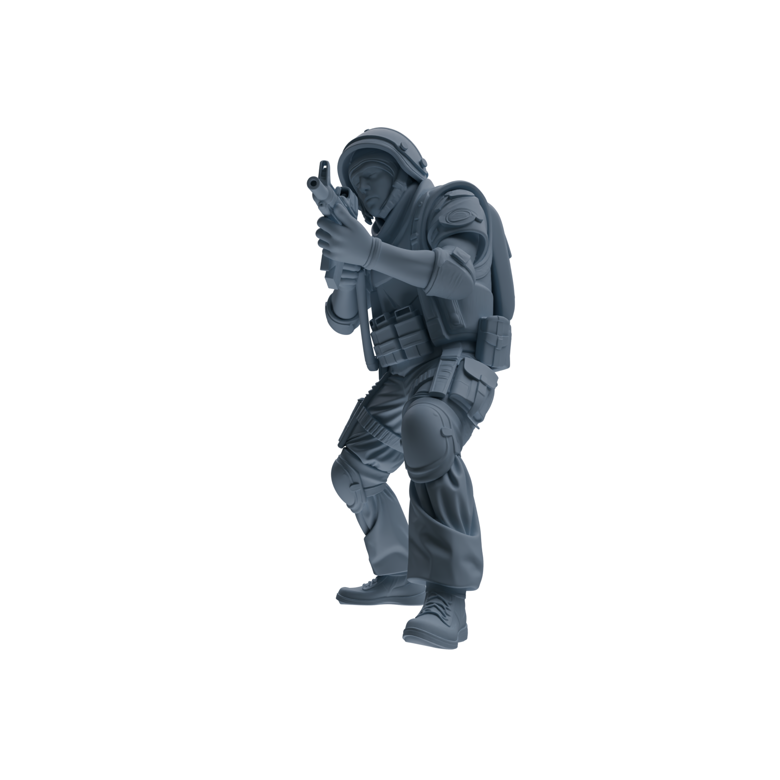 MRY-SFW SSTR323 Modern Counter-Terrorism SWAT Shield Bearer Combat 2 Four-Person Group