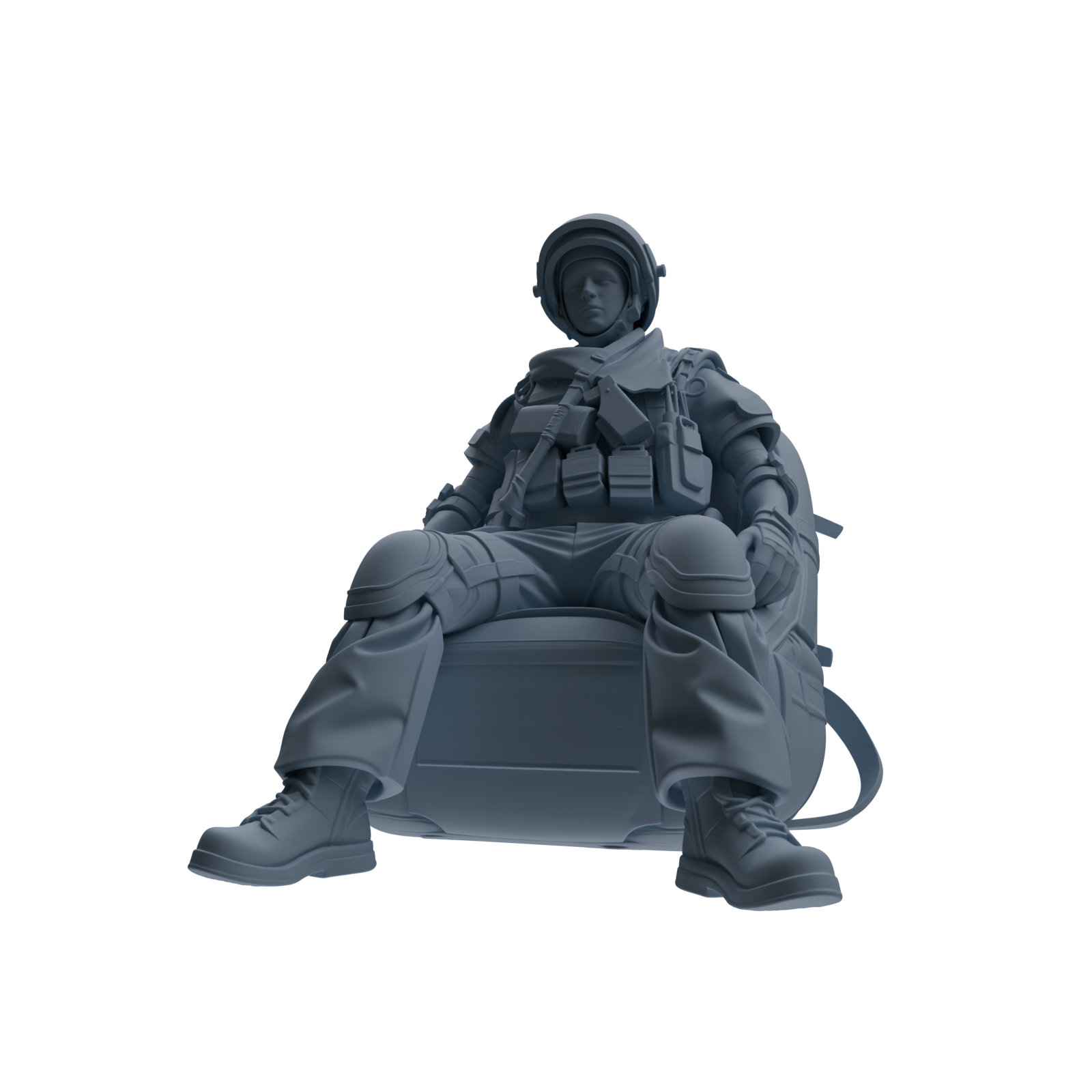 MRY-SFW SSTR320 Modern Counter-Terrorism SWAT Shield Bearer Rest 3 Four-Person Group