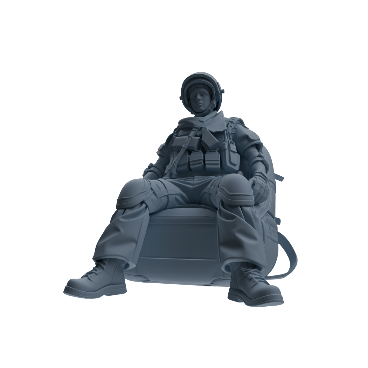 MRY-SFW SSTR320 Modern Counter-Terrorism SWAT Shield Bearer Rest 3 Four-Person Group — detail view 2
