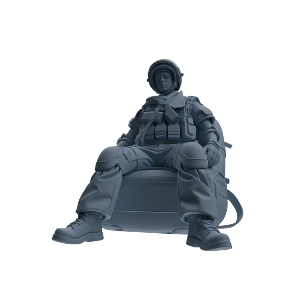 MRY-SFW SSTR320 Modern Counter-Terrorism SWAT Shield Bearer Rest 3 Four-Person Group