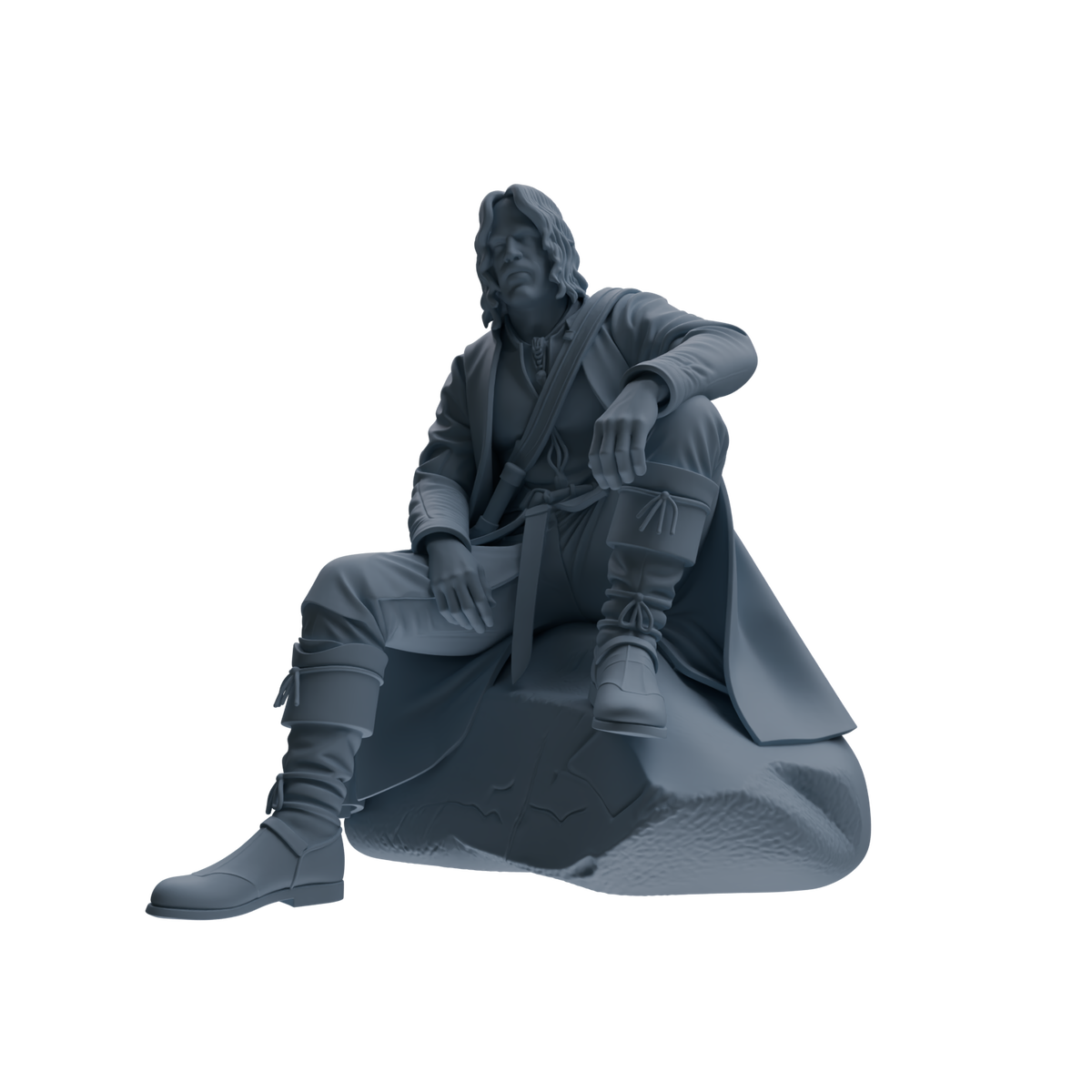 MRY-SFW SSTR274 Medieval Ranger Rest Four-Person Group — detail view 2