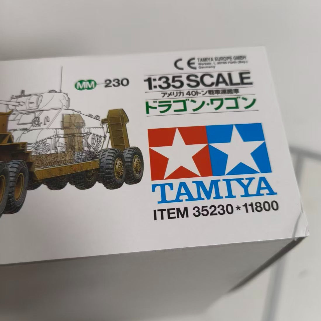 Tamiya 35230 1/35 Model U.S. 40-Ton Tank Transporter Dragon Wagon Truck-Trailer