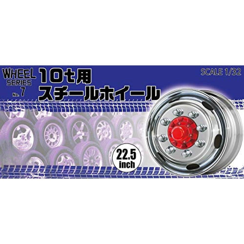 Fujimi 19348 1/24 Steel Wheel for 10ft 22.5 inch (Wheel-07) - 19348