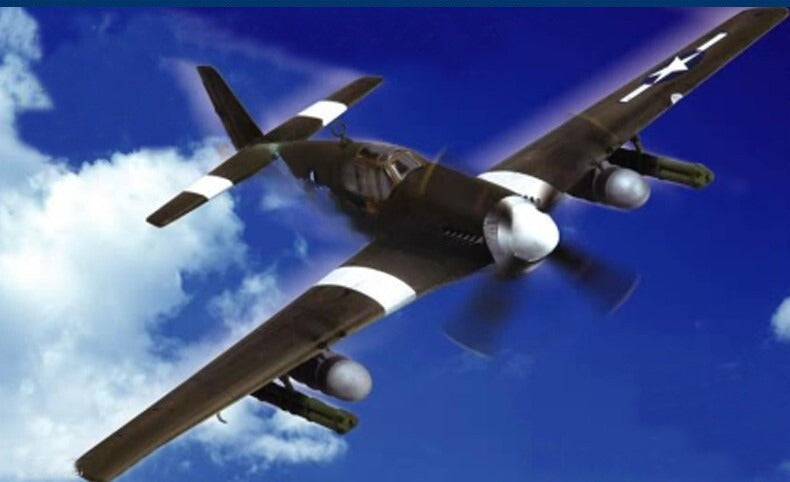 Trumpeter HOBBYBOSS 80242 1/72 Aircraft Model P-51B Mustang Fighter Scale model kit — scale model kit