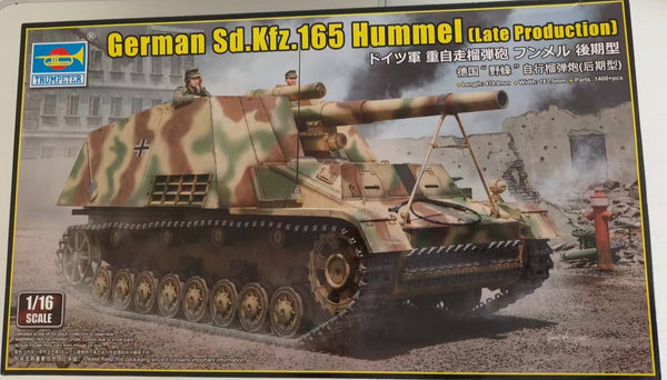 Trumpeter 00953 1/16 German Sd.Kfz.165 Hummel (Late Production) Model Kit