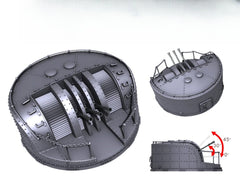 SSMODEL  R700080 1/700 scale Jiulu triple with smoke cover C type