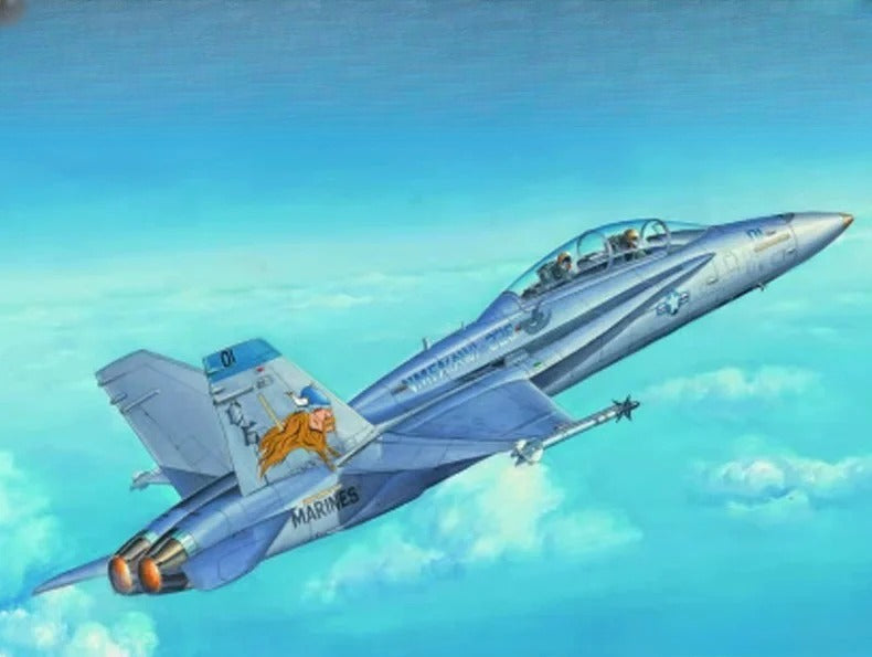 Trumpeter HOBBY BOSS 1/48 F/A-18D "Hornet" 80322 — scale model kit