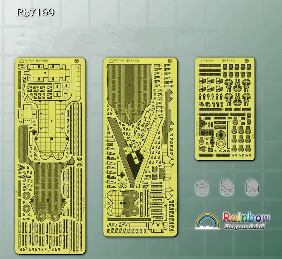 Rainbow Rb7169 1/700 Upgrade Kit — detail view 2
