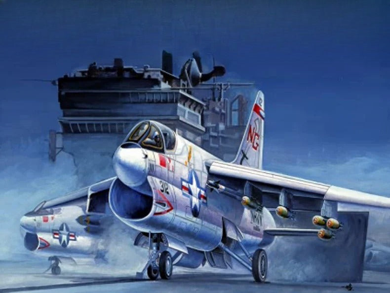 Trumpeter HOBBY BOSS 1/72 A-7A "Corsair" II 87201 — scale model kit