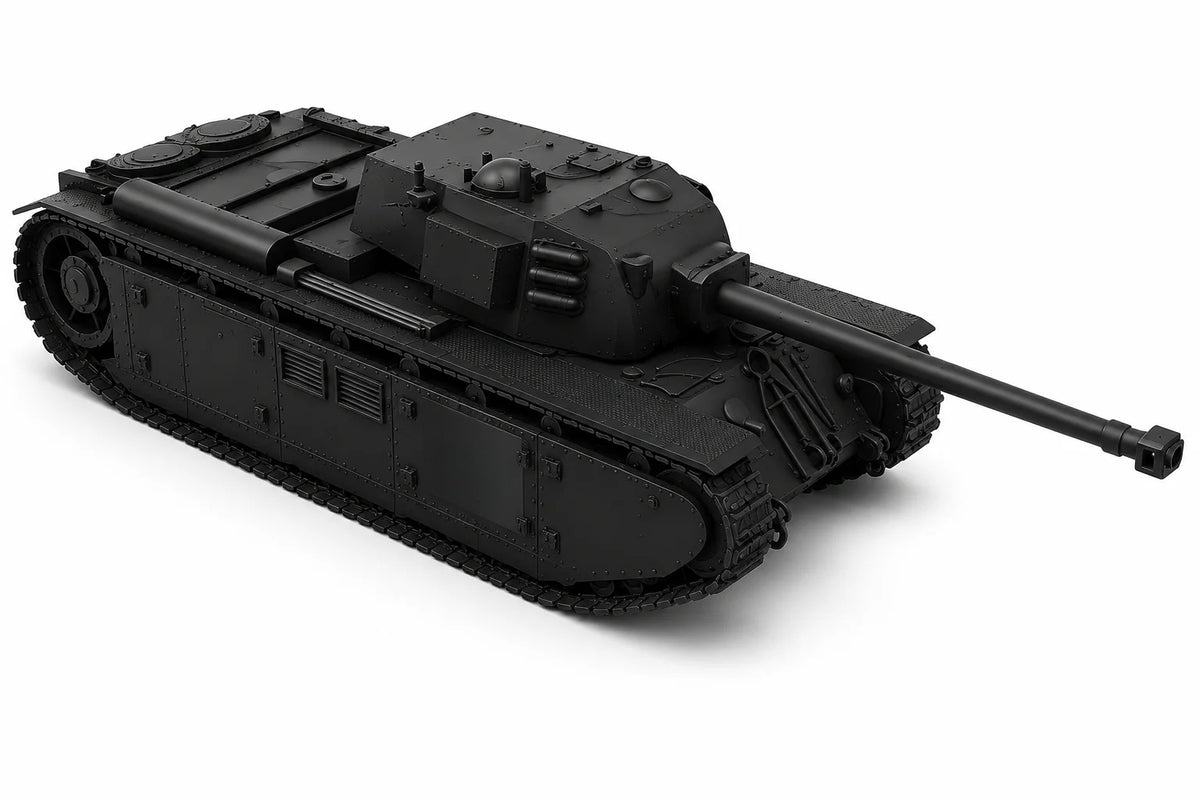 SSMODEL 1/144 FCM F44 French fictional superheavy tank resin modelkit TSS1440472 — detail view 2