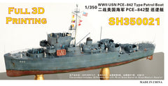 FIVE STAR 1/350 SH350021 WWII USN PCE-842 Class Patrol Boat 3D Print Model Kit