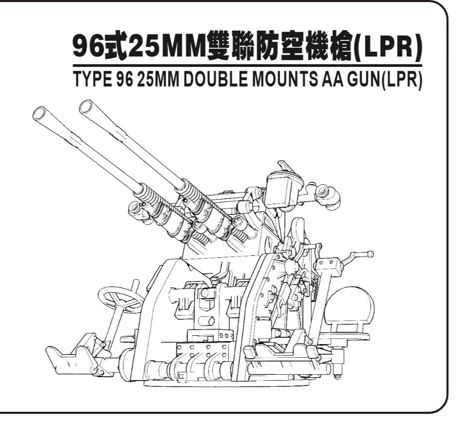 SSMODEL XZ350005  1/350Scale Jiulu dual LPR sight