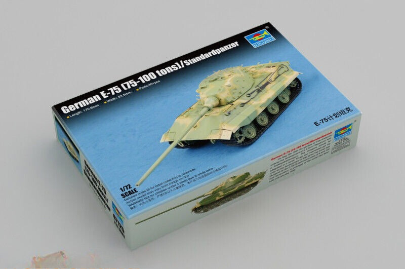 Trumpeter 1/72 07125 German E-75 (75-100 tons)/Standardpanzer — scale model kit