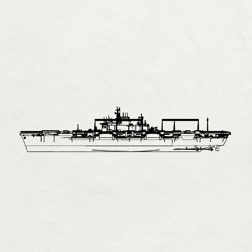 SSMODEL 595S Military Model Kit Great Britain Malta-Class Aircraft Carrier HMS Malta R00 Full Hull