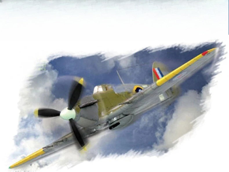 Trumpeter Hobby Boss 80215 1/72 Hurricane MK II Plastic Airplane Model Kit — scale model kit