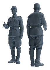 Detail view of MRY-SFW LYGR636 WWII Japanese Army Seven-Person Daily Routine 2 Model