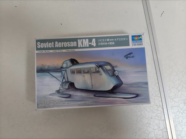 Trumpeter 02356 1/35 Soviet Aerosan KM-4 Sled Static Kit Plastic Armor Model