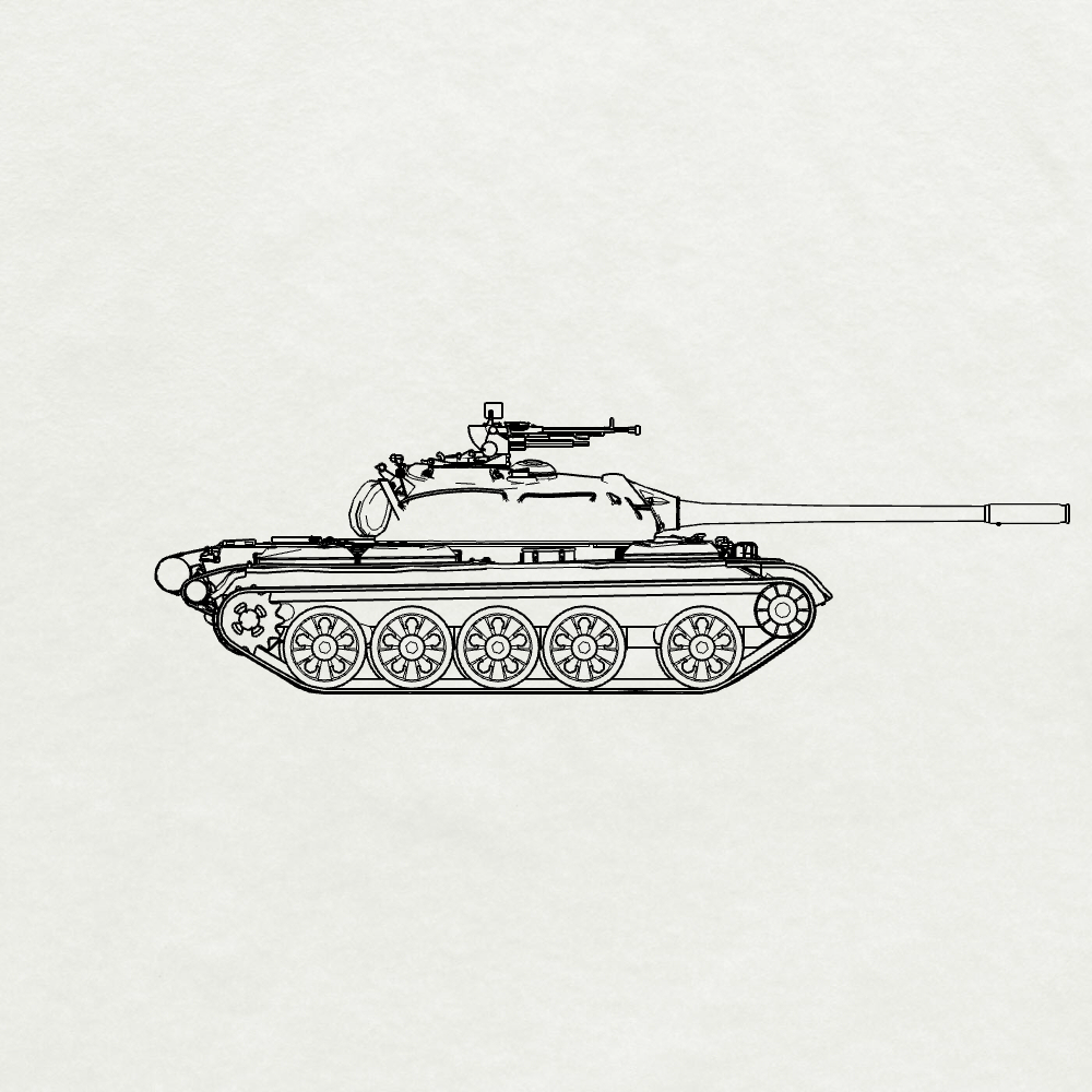 SSMODEL 383 Scale Military Model Kit China Type59 Medium Tank