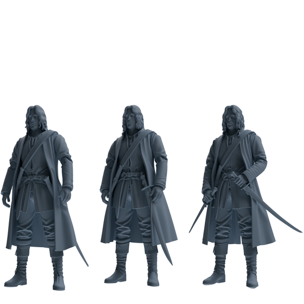 MRY-SFW SSTR278 Medieval Ranger Garrison Four-Person Group
