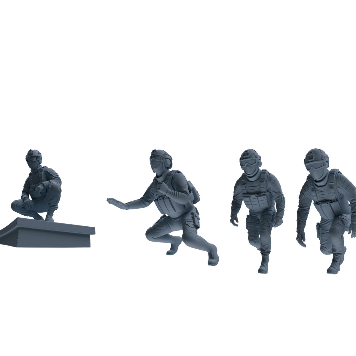 MRY-SFW SSTR361  Modern American Mercenary Combat 2 Four-Person Group