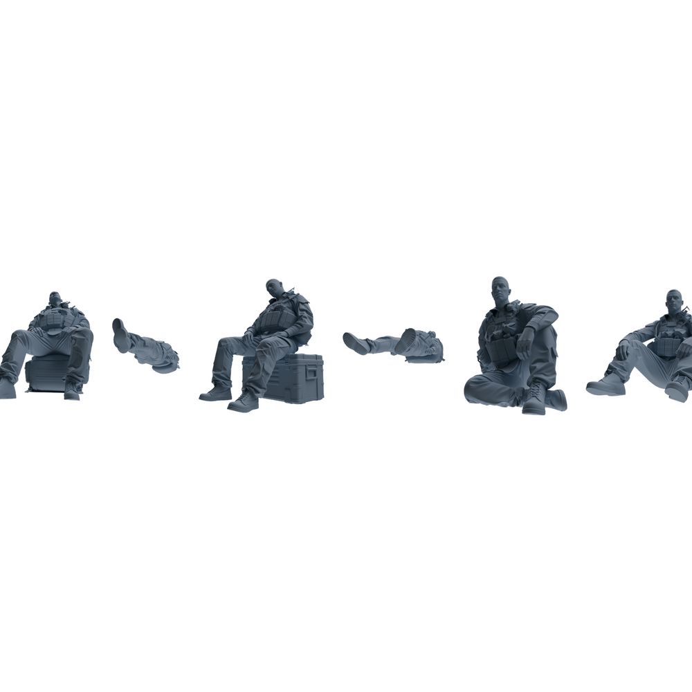 MRY-SFW LYGR620 Modern U.S. Army Six-Person Rest 3D Printed Resin Model Kit by SSMODEL