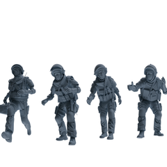 MRY-SFW SSTR317 Modern Counter-Terrorism SWAT Shield Bearer Rescue 2 Four-Person Group