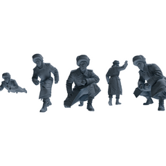 MRY-SFW LYGR645 WWII Soviet Union Five-Person Ambush Group 3D Printed Resin Model Kit by SSMODEL