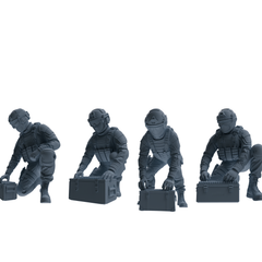MRY-SFW SSTR357 Modern American Mercenary Combat Readiness Four-Person Group