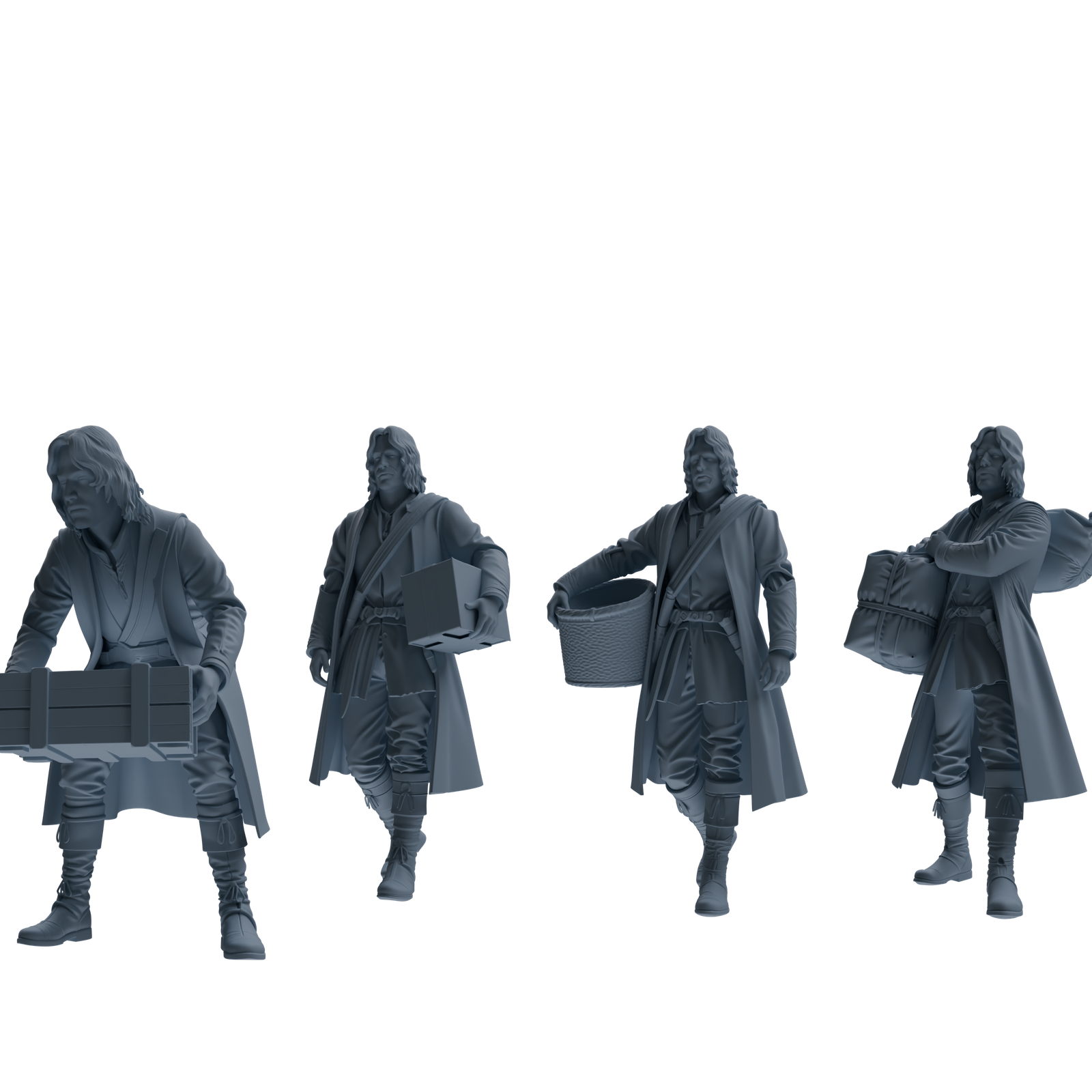 MRY-SFW SSTR270 Medieval Ranger Carrying Four-Person Group
