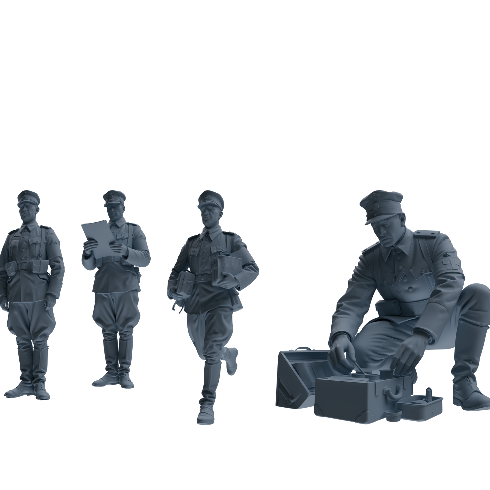 MRY-SFW SSTR255 WWI German Medic Four-Person Group